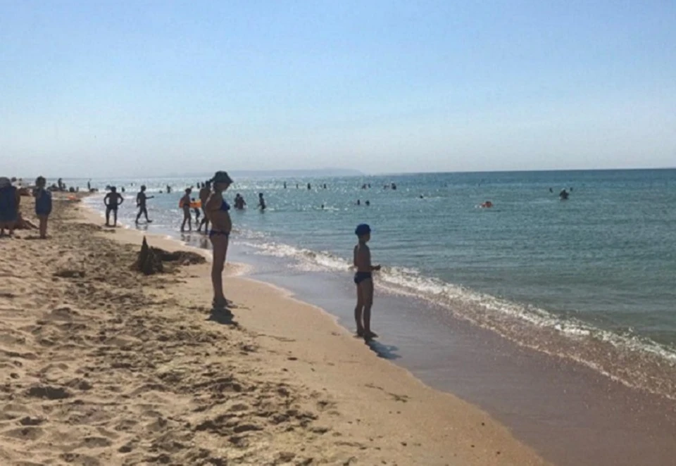 К конце лета в станице под Анапой туристов не пугает ни камка, ни холодная вода