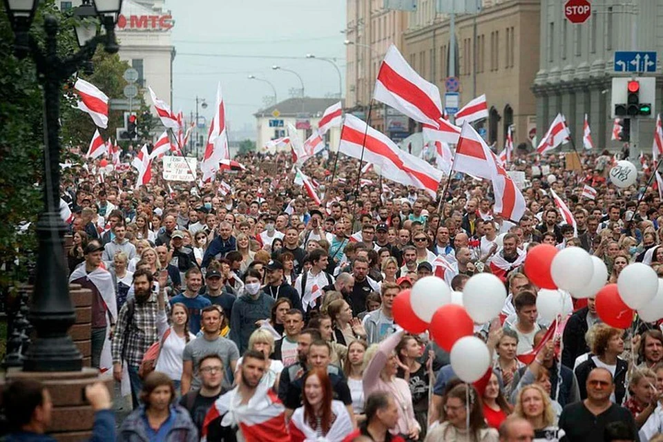 В Минске вновь многотысячные митинги протеста