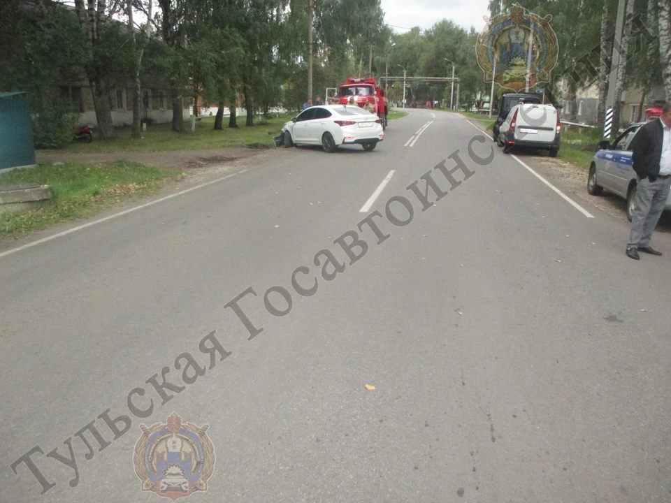В Тульской области автоледи сбила подростка на мопеде