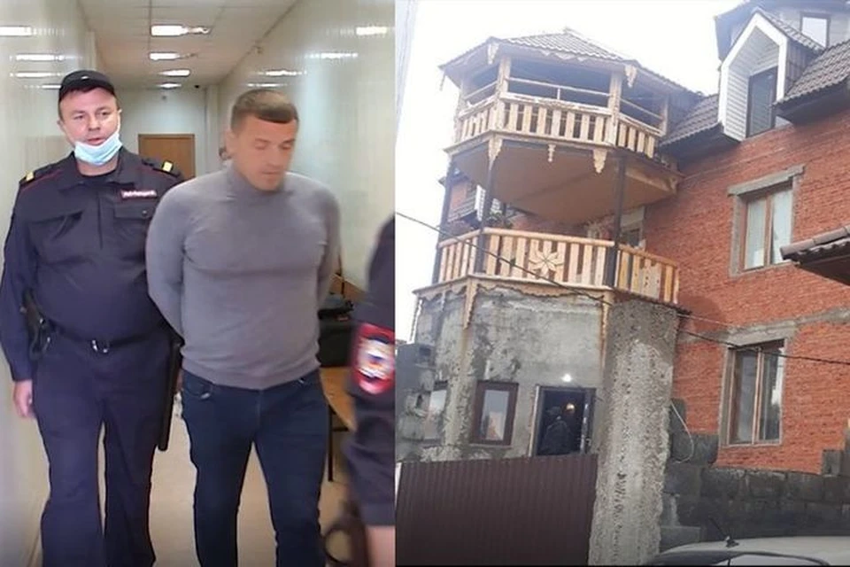 Были задержаны 37-летний директор и два сотрудника реабилитационного центра. Фото: Кадр из видео\СУ СК по НСО