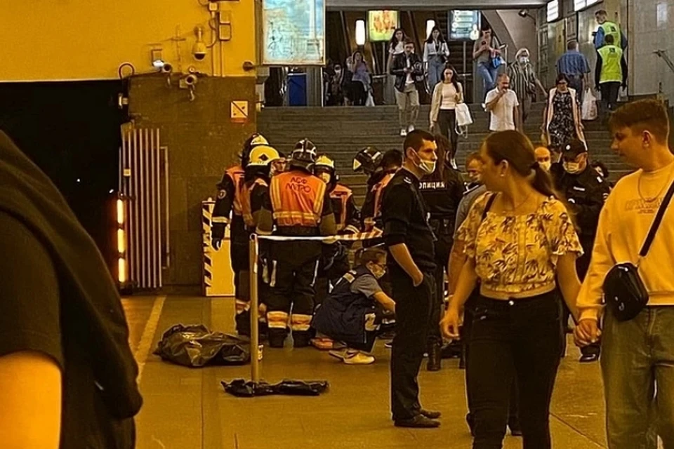 Следком разыскивает очевидцев падения девушки под поезд на станции метро "Проспект Большевиков". Фото: СОЦСЕТИ