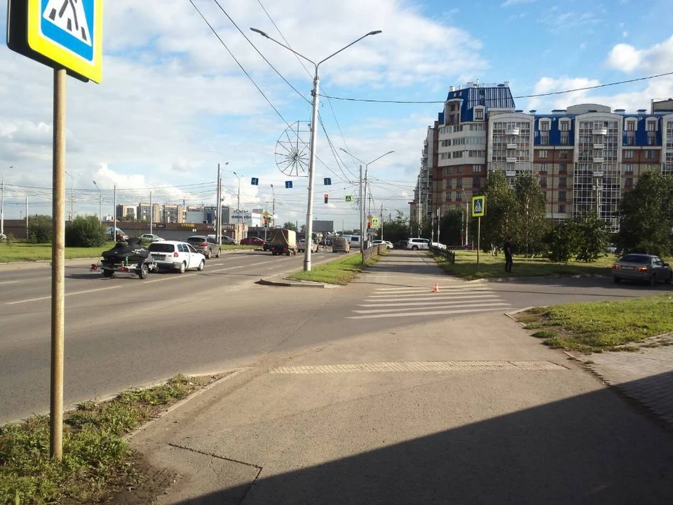 В Красноярске сбивший ребенка на самокате водитель иномарки попал под уголовное дело. Фото: ГИБДД24.