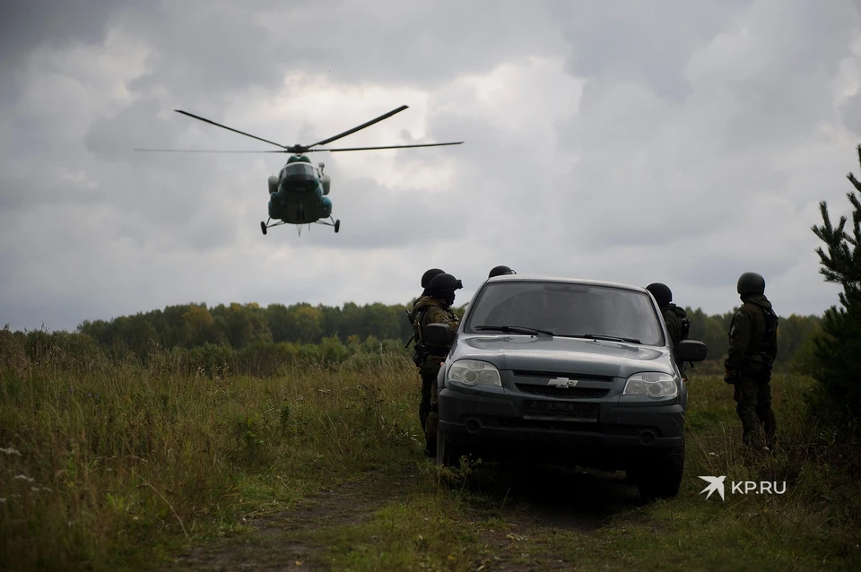 Силовики использовали вертолет Ми-8