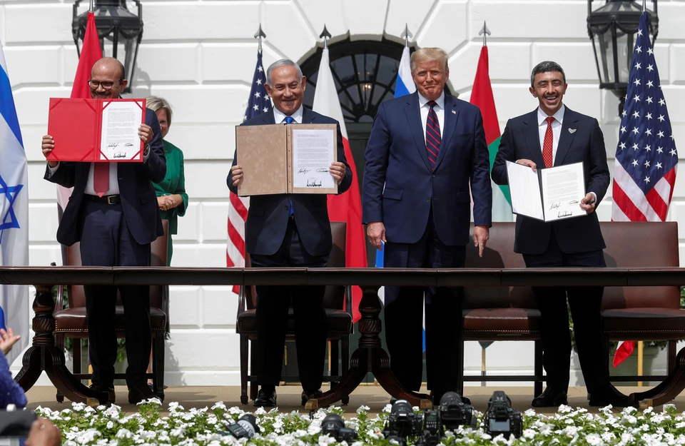 Израиль, ОАЭ и Бахрейн подписали соглашение о нормализации отношений