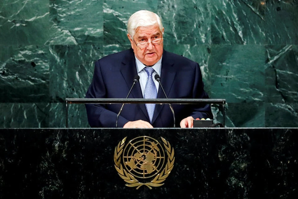 Министр иностранных дел Сирии Валид Муаллем