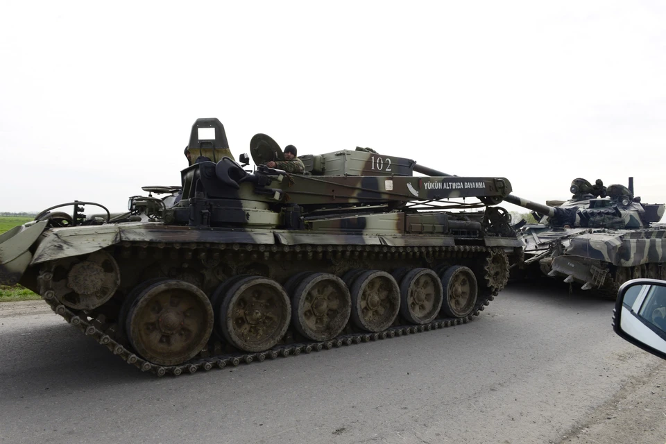 Минобороны Армении опубликовало видео уничтожения трёх азербайджанских танков