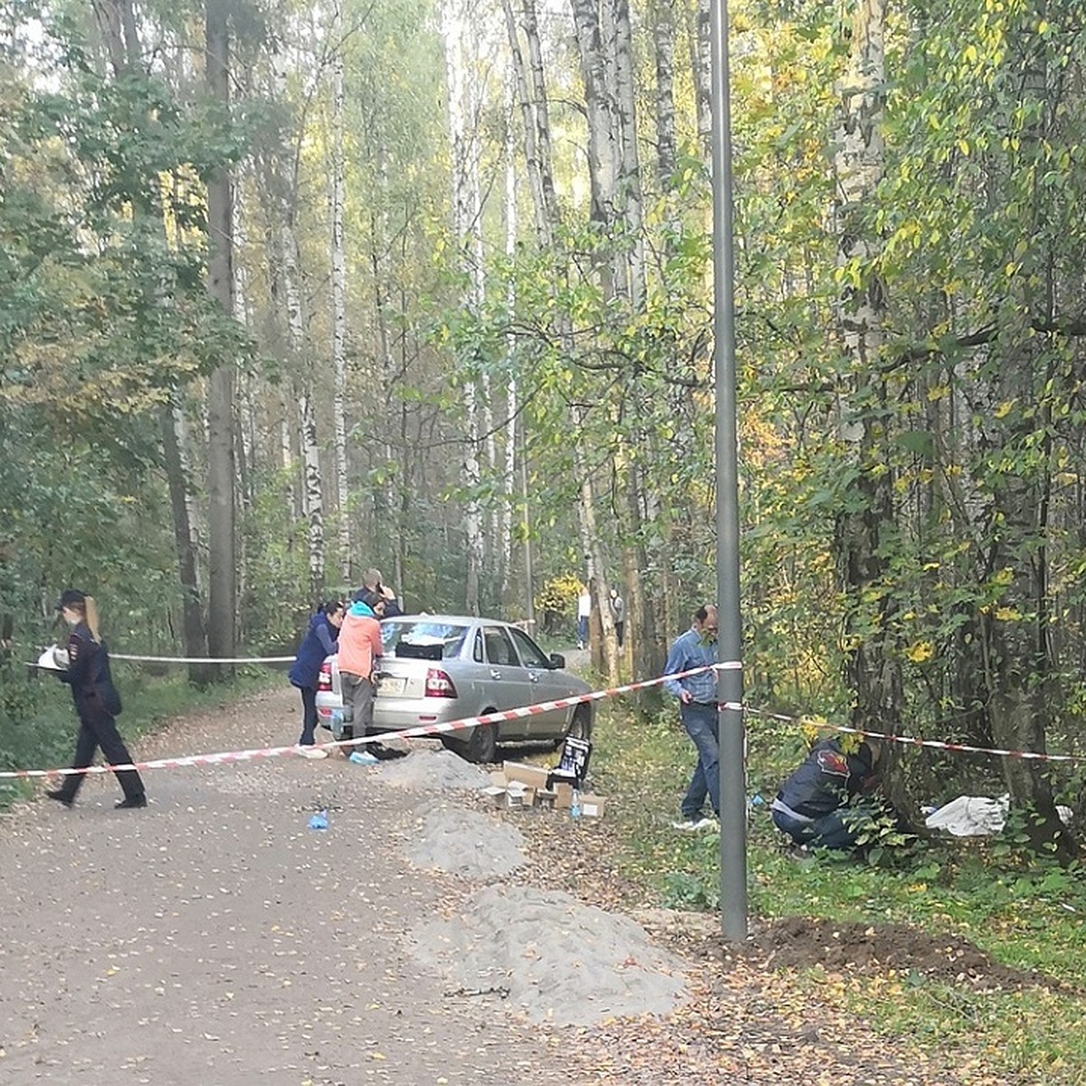 Окровавленное тело мужчины нашли в парке Сосновка - KP.RU