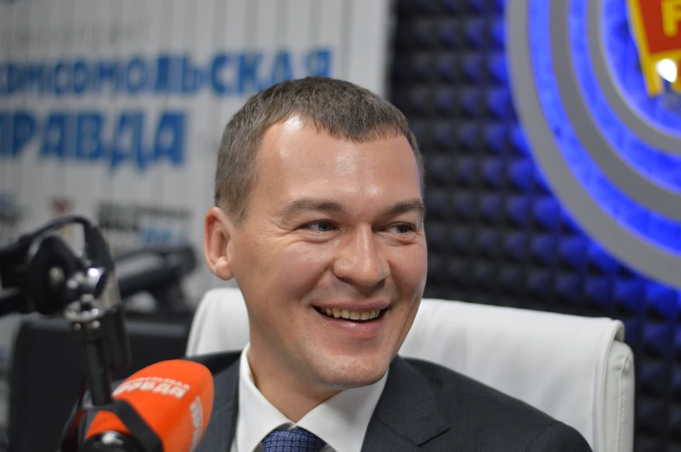 Михаил Дегтярёв на радио «Комсомольская правда - Хабаровск»