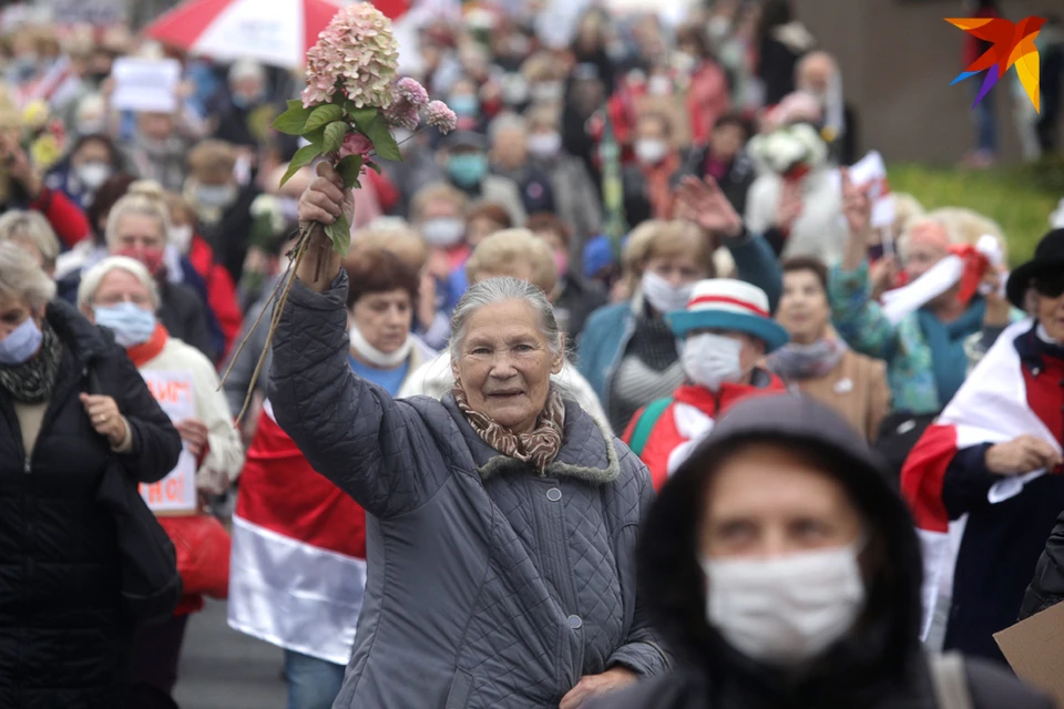 В Минске и Гомеле пенсионеры снова вышли на марш