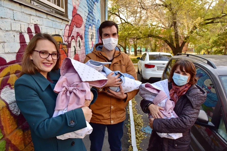 Это уже вторая тройня в Омске за год. Фото: пресс-служба горадминистрации