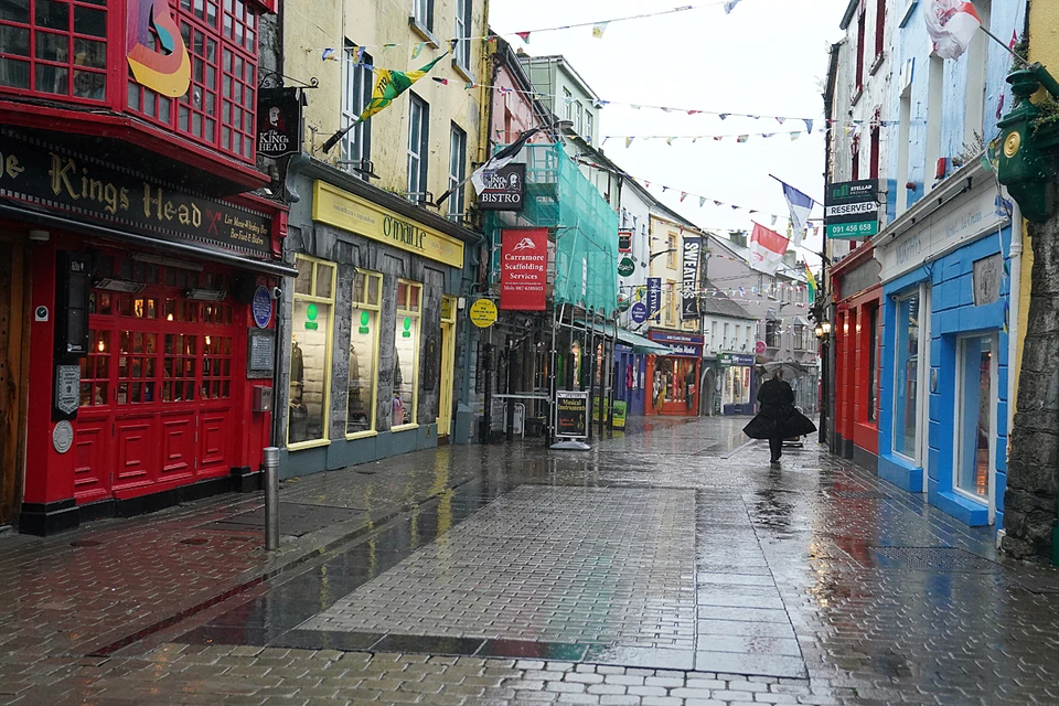 Улицы ирландской столицы опустели