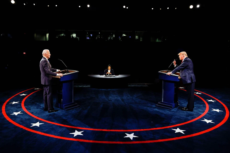 В США прошли вторые, заключительные, теледебаты претендентов на пост президента.