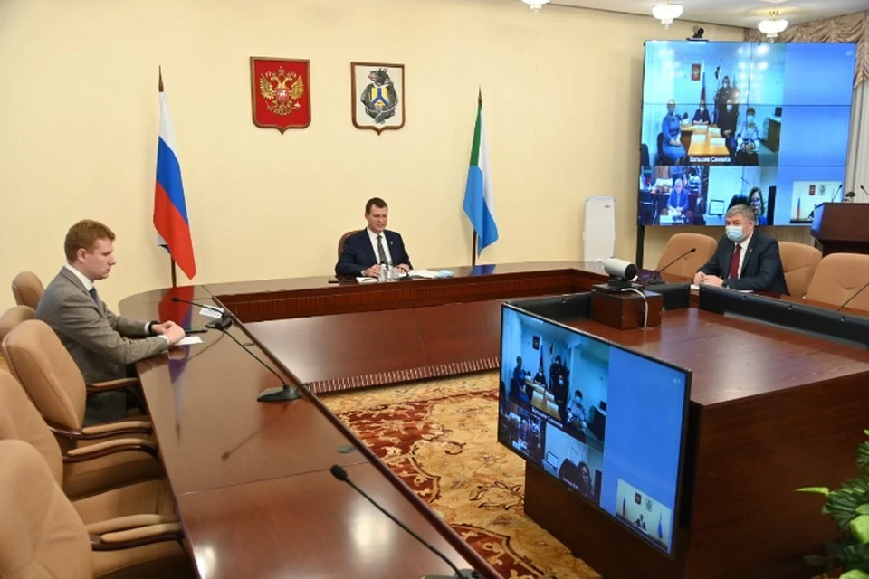 Михаил Дегтярев рассказал, кто входит в его команду. Фото: Правительство Хабаровского края