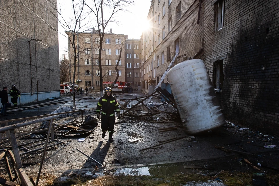 В ГКБ №2 взорвалась кислородная будка