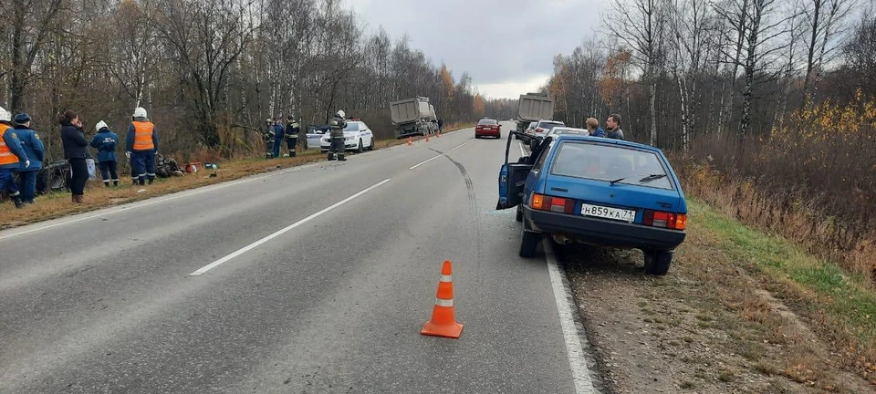 В Тульской области в тройном ДТП скончалась 31-летняя автоледи за рулем Ford Focus