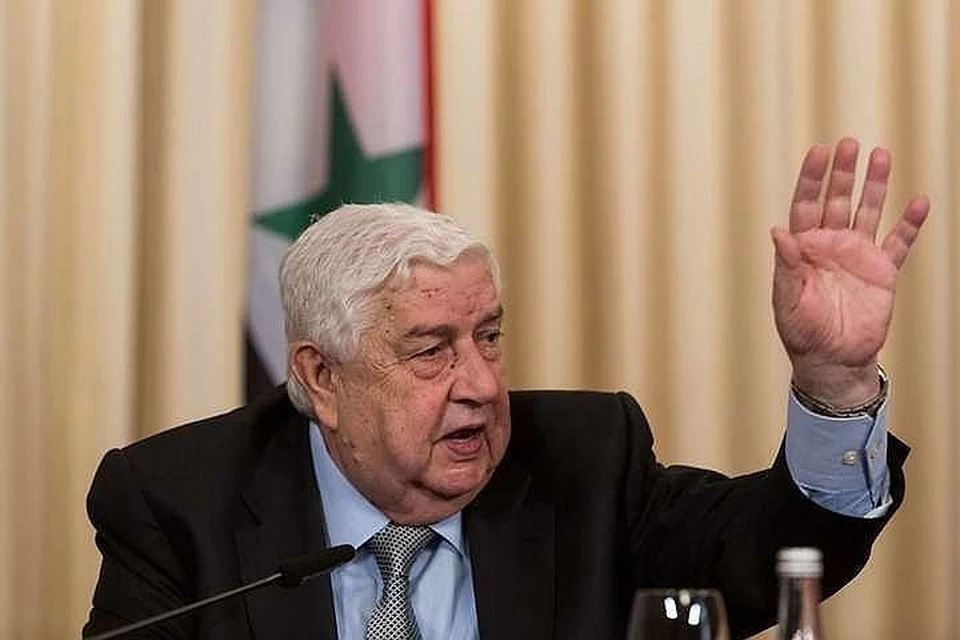Глава МИД Сирии Валид Муаллем