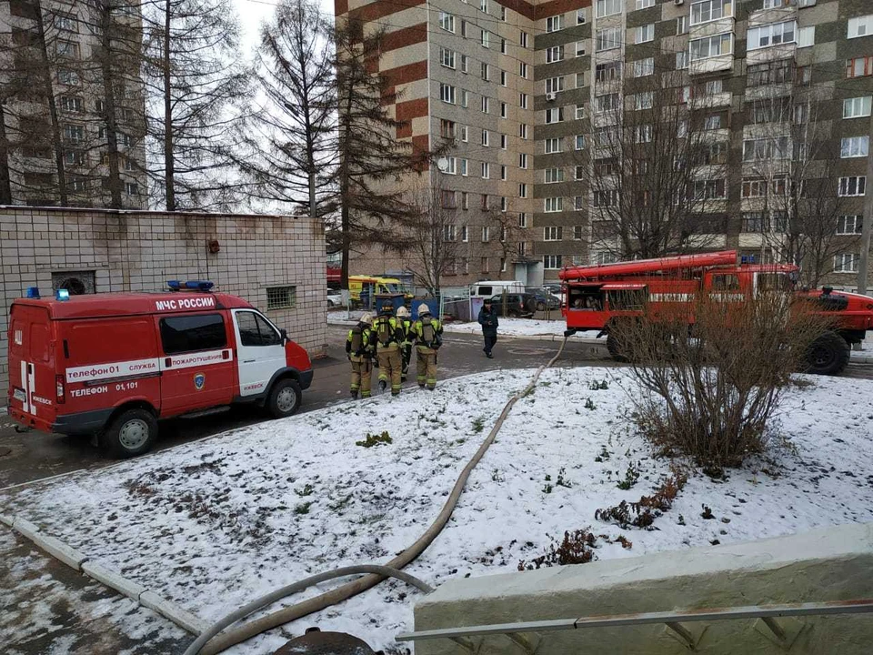 В ижевском детском саду загорелся медкабинет