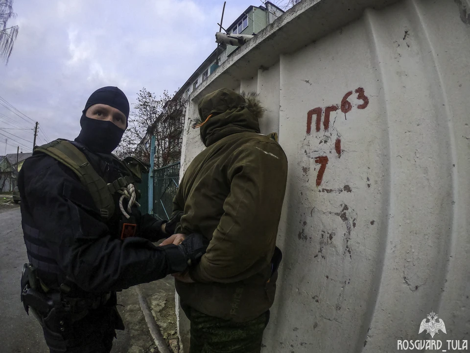Жителя Тулы задержал отряд росгвардейцев за его экстремизм