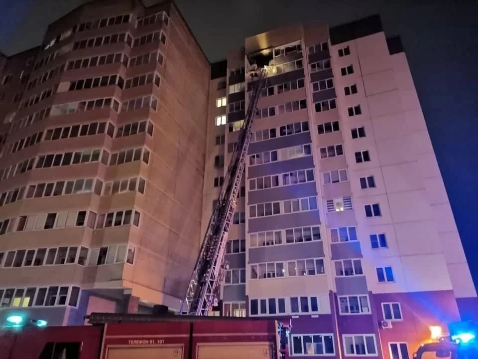 Взрыв прогремел на 12 этаже в доме по улице Добровольского. Фото: соцсети
