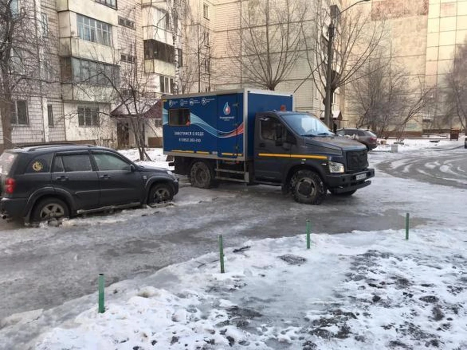 Водоканал организовал подвоз воды.
