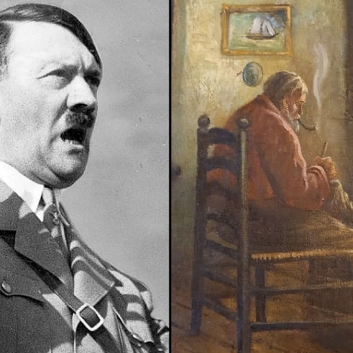 Австрийский художник Адольф Гитлер