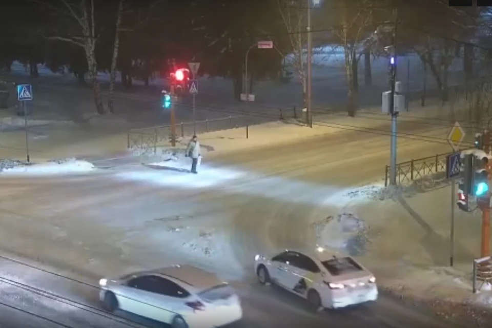 В Кемерове впервые оборудуют умные пешеходные переходы. Фото: Илья Середюк/ vk.com