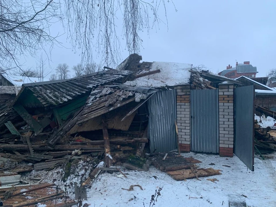 Дом полностью разрушен в результате хлопка газа. Фото: «РиТ»