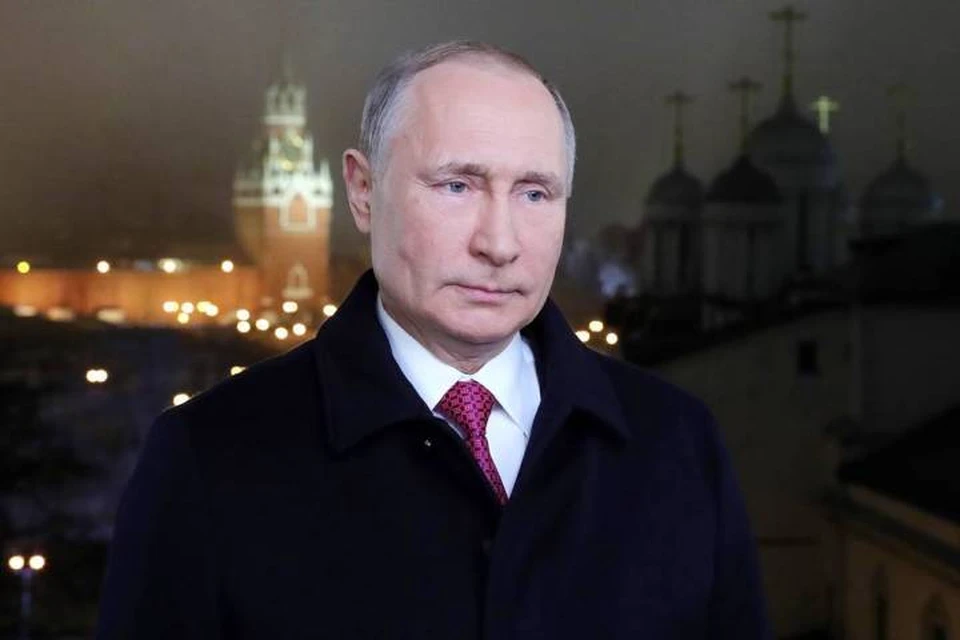 Президент России Владимир Путин поздравил россиян с Новым годом. Фото: Михаил Климентьев/ТАСС