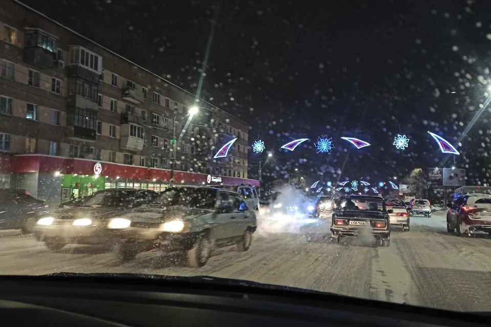 Пробка на улице Доватора. Фото: читатель КП-Челябинск