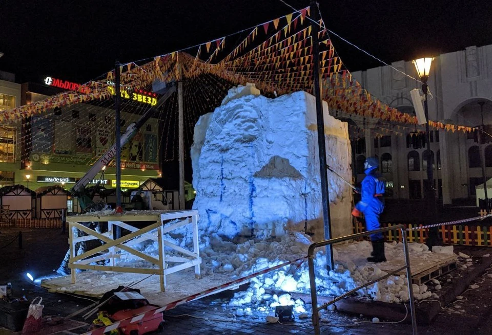 Первый фестиваль снежных фигур прошел в прошлом году