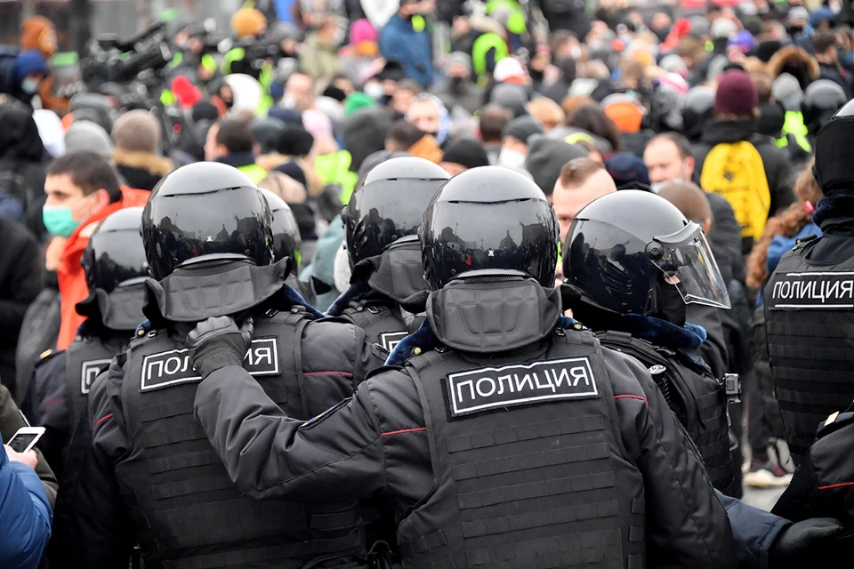 23 января в Москве и крупных городах России прошли несанкционированные протестные митинги