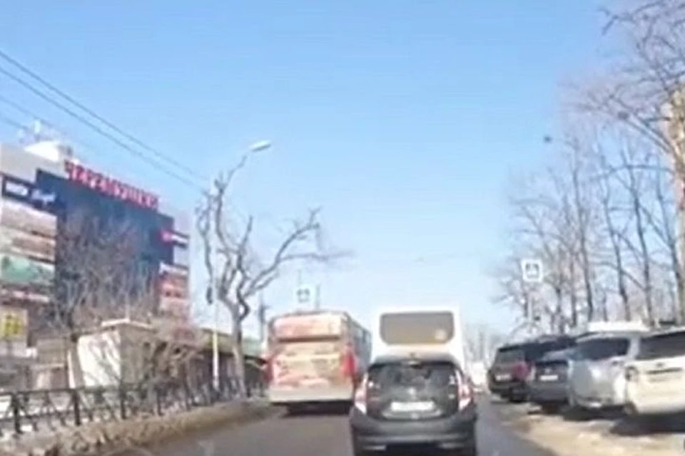 Нарушение попало на видео
