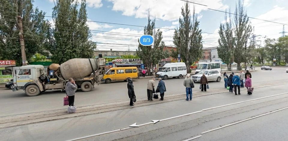 Остановка около "Норда" является очагом аварийности. Фото - Яндекс.Карты