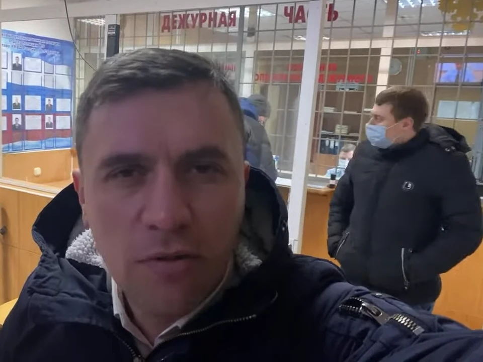 Николай Бондаренко был задержан утром 8 февраля. Кадр из видео