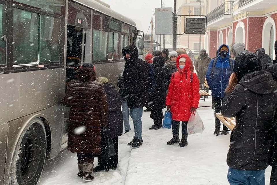 Снегопад 15 февраля 2021 года во Владивостоке: хроника событий