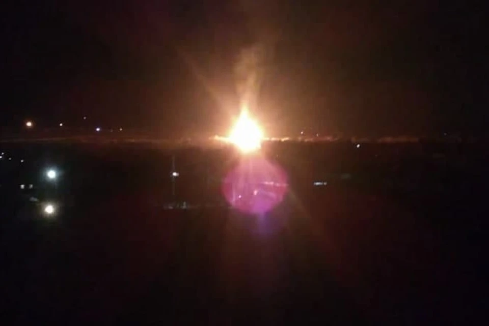 На окраине Луганска произошел взрыв газа. Фото: скрин видео