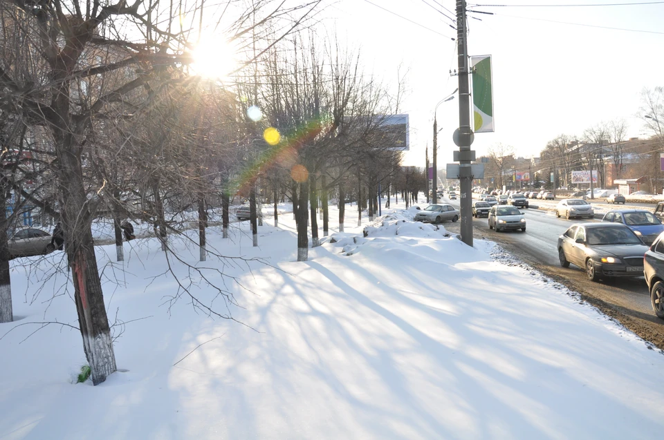 Днем в Ижевске будет морозно