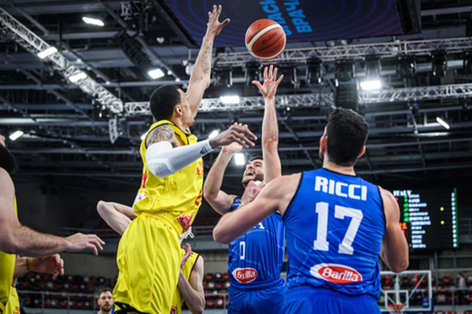 Решающий для Македонии матч. Фото: FIBA