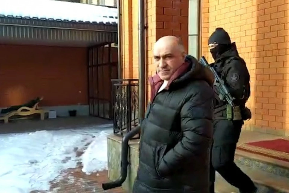 Фрагмент оперативной съемки задержания экс-министра внутренних дел Ингушетии Ахмеда Погорова