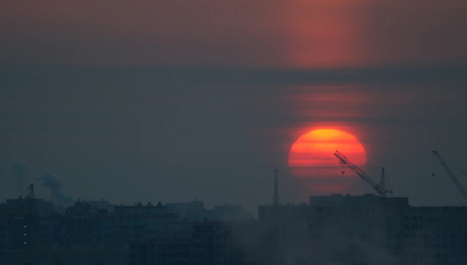 Такую красоту омичи наблюдали в первый день весны. Фото: «Омск Live»
