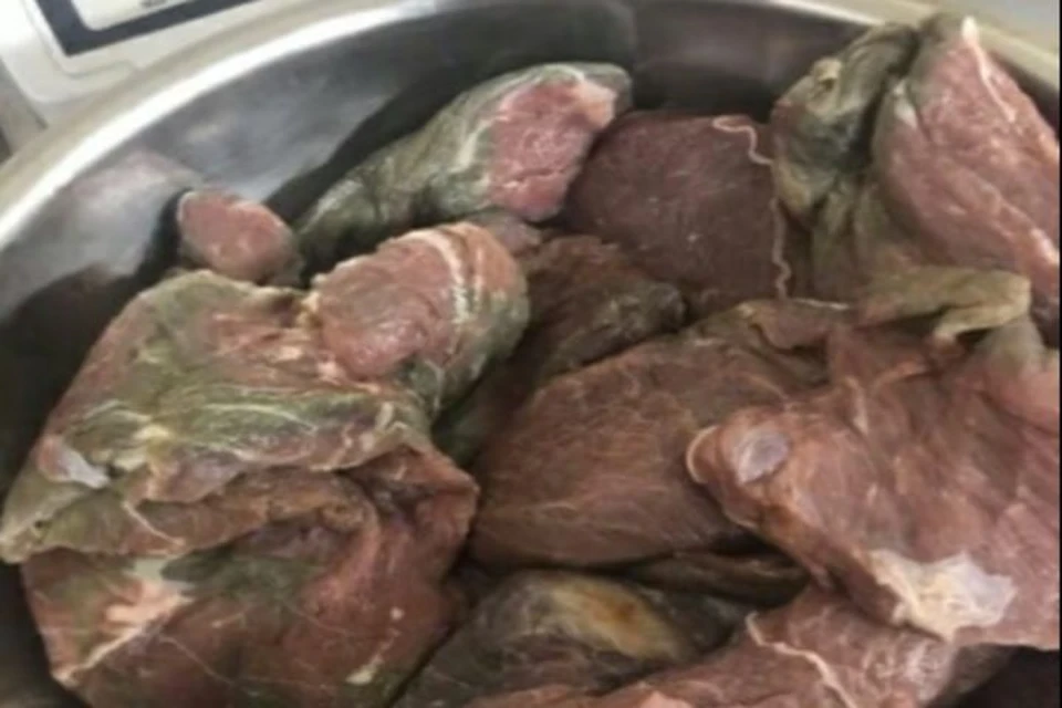Такое мясо съели студенты. Фото: Подслушано в Рыбинске