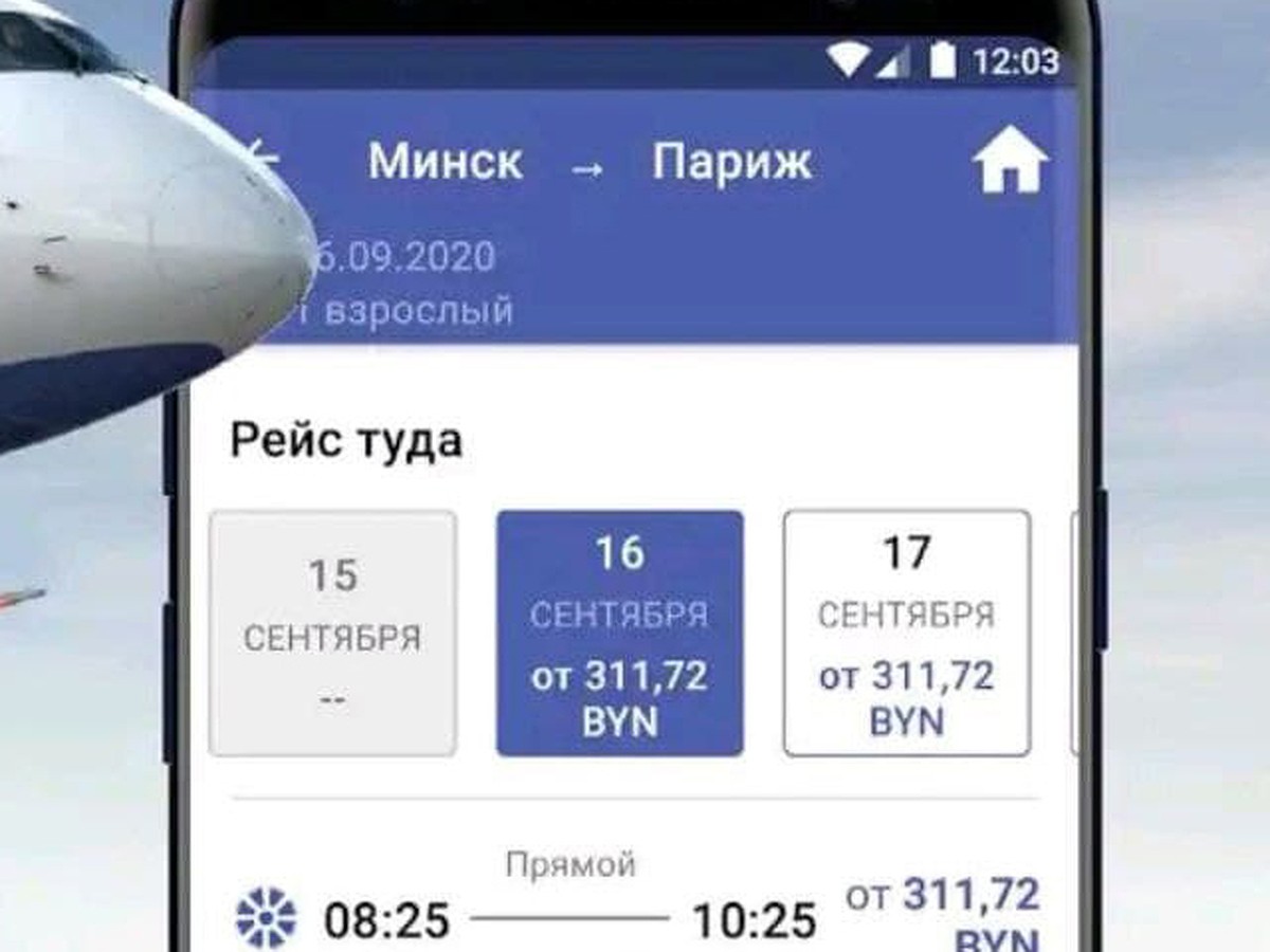 Белавиа» представила мобильное приложение для покупки билетов и регистрации  на рейсы - KP.RU