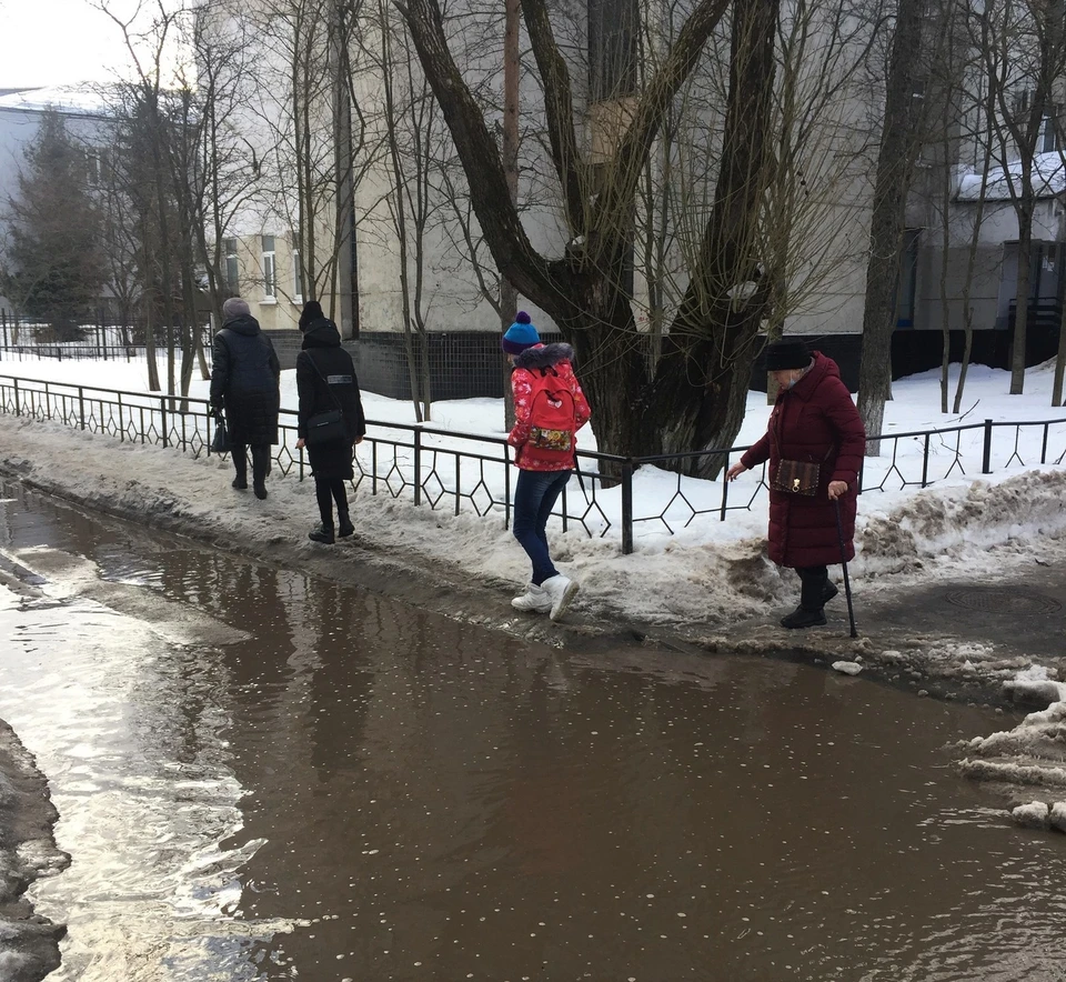 Фото Аркадия Добронравова - вологжанин пожаловался на ситуацию у дома №68 по улице Горького