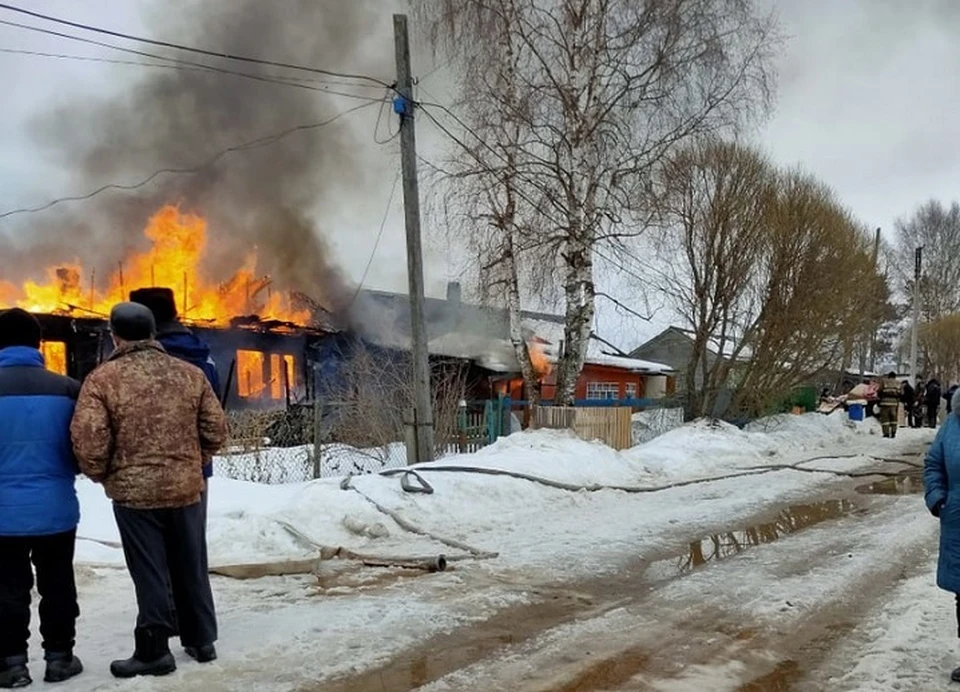 Пожар произошел утром 26 марта