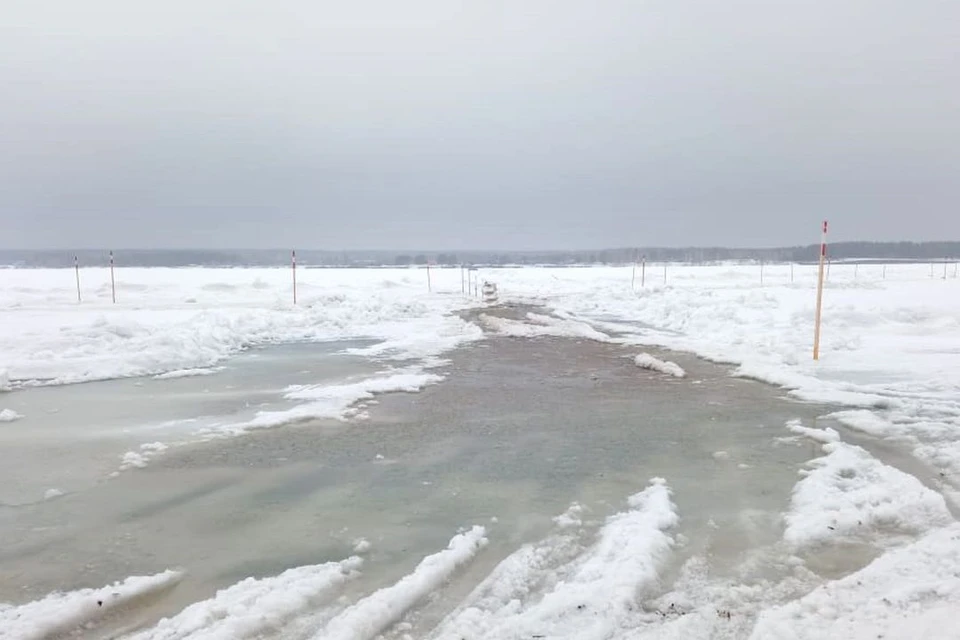 В Новосибирской области запретили ездить по ледовым переправам. Фото: МЧС по НСО