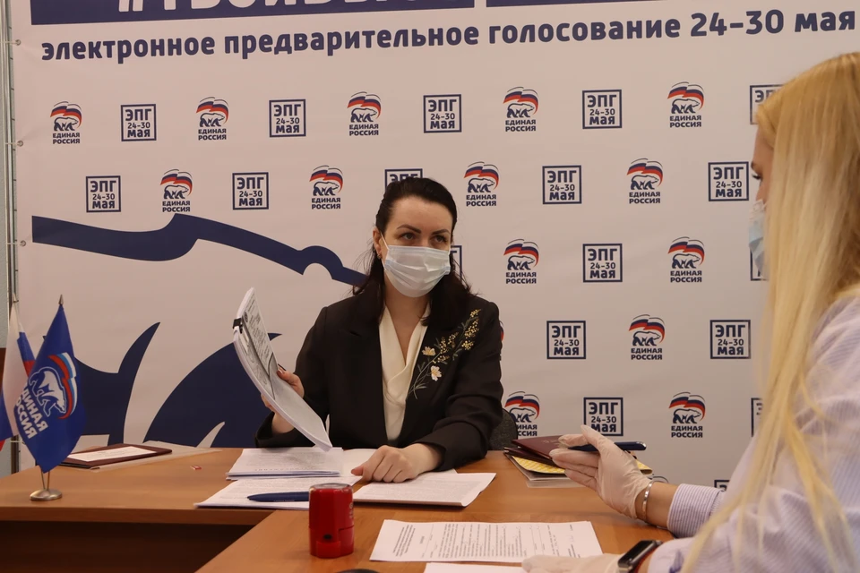 Оксана Фадина подала документы на участие в праймериз. Фото: omsk.er.ru