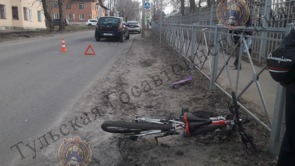 В Тульской области сбили 15-летнюю велосипедистку
