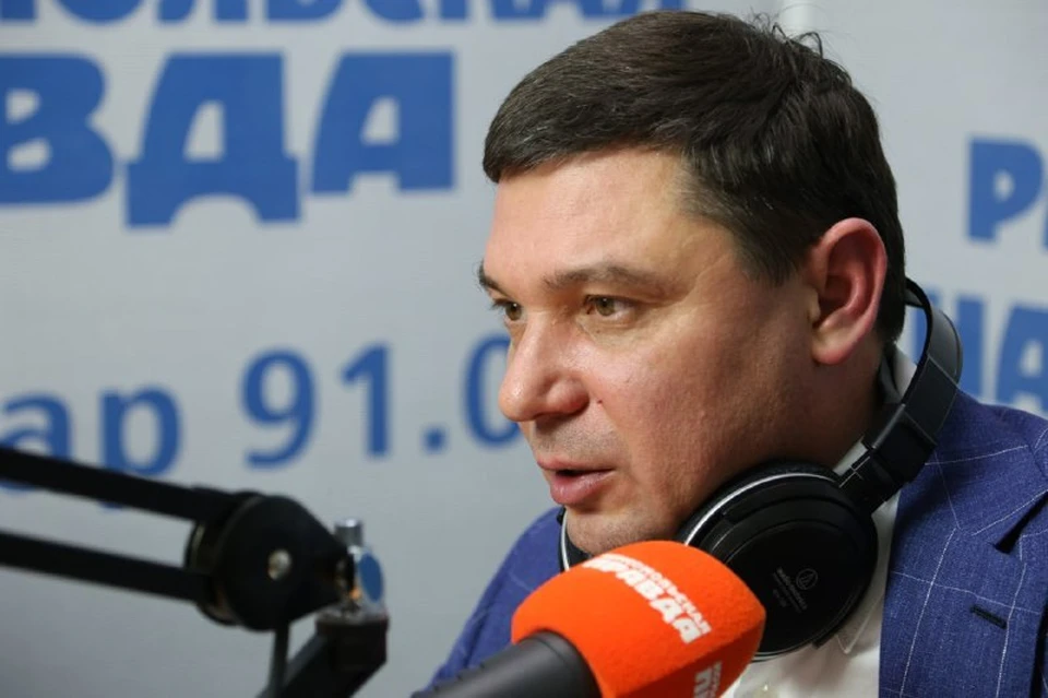 Мэр Краснодара Евгений Первышов в эфире радио "КП"-Кубань"