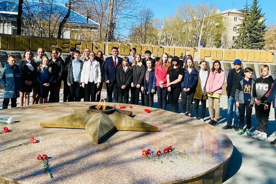 Город Кыштым, мемориальный комплекс «Вечный огонь». Фото предоставлено ООО «НОВАТЭК – Челябинск»