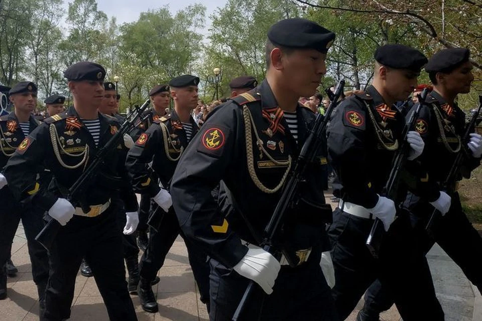 Во Владивостоке пройдет репетиция Парада Победы.